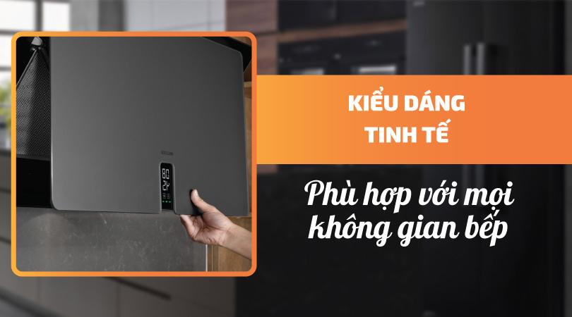 Máy hút mùi Malloca TIME K-153MB - Kiểu dáng tinh tế